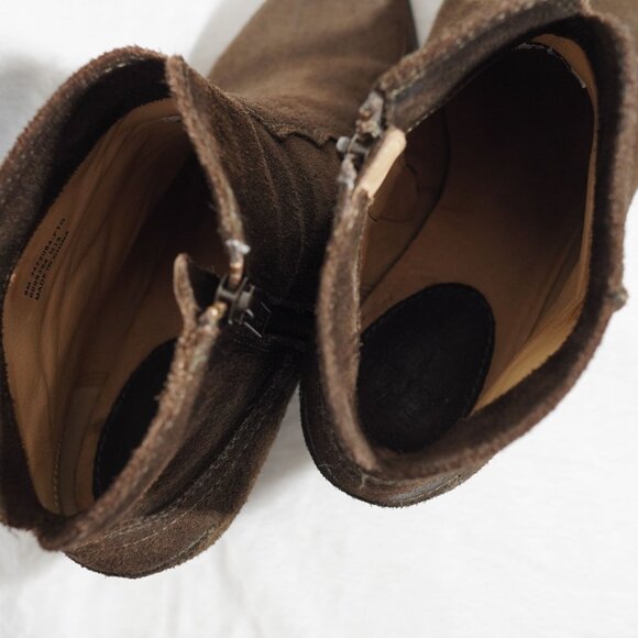 Frye Renee Seam Suede Short Boots‎ Size 8M - Picture 2 of 11
